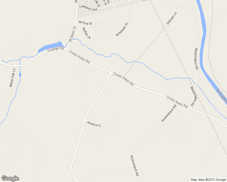 map of restaurants, bars, coffee shops, grocery stores, and more near 1629 West Leesport Road in Leesport