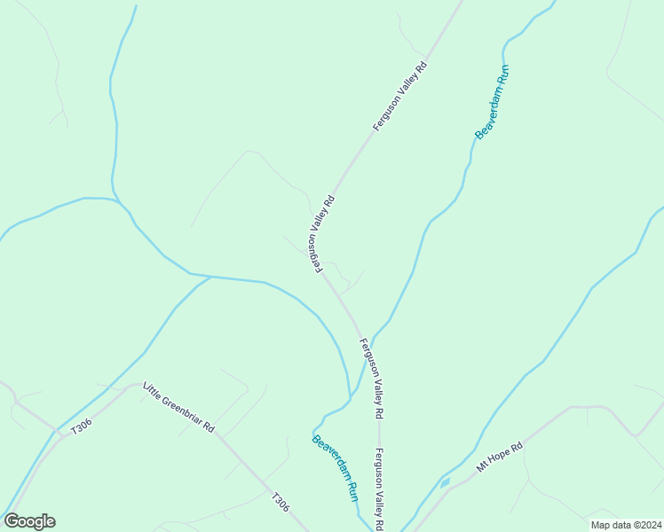 map of restaurants, bars, coffee shops, grocery stores, and more near 2373 Ferguson Valley Road in McVeytown