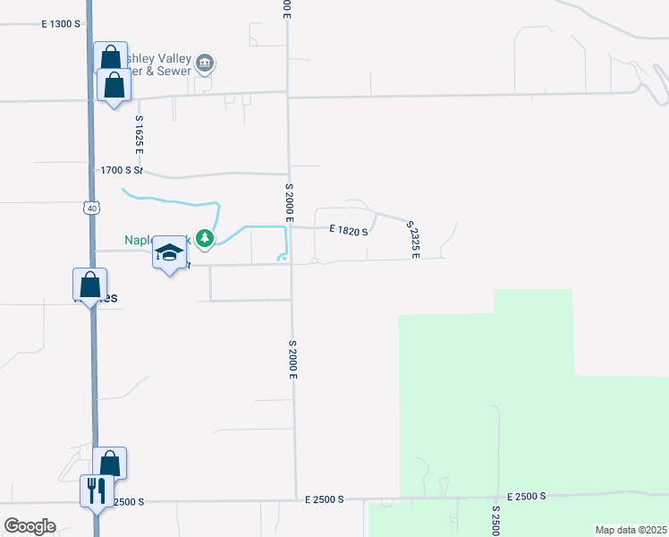 map of restaurants, bars, coffee shops, grocery stores, and more near 2096 1900 South in Naples