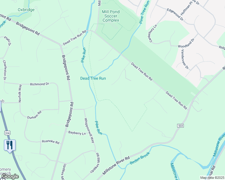 map of restaurants, bars, coffee shops, grocery stores, and more near 31 Hessian Road in Montgomery