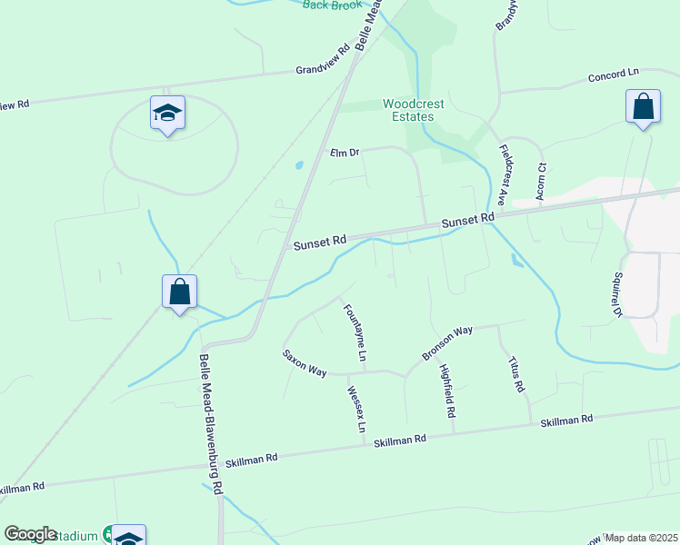 map of restaurants, bars, coffee shops, grocery stores, and more near 117 Saxon Way in Montgomery