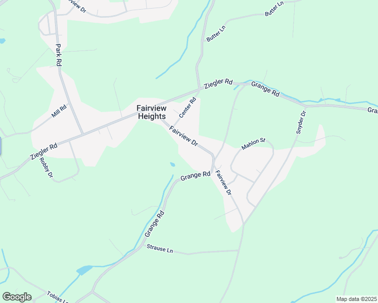 map of restaurants, bars, coffee shops, grocery stores, and more near 1614 Fairview Drive in Leesport