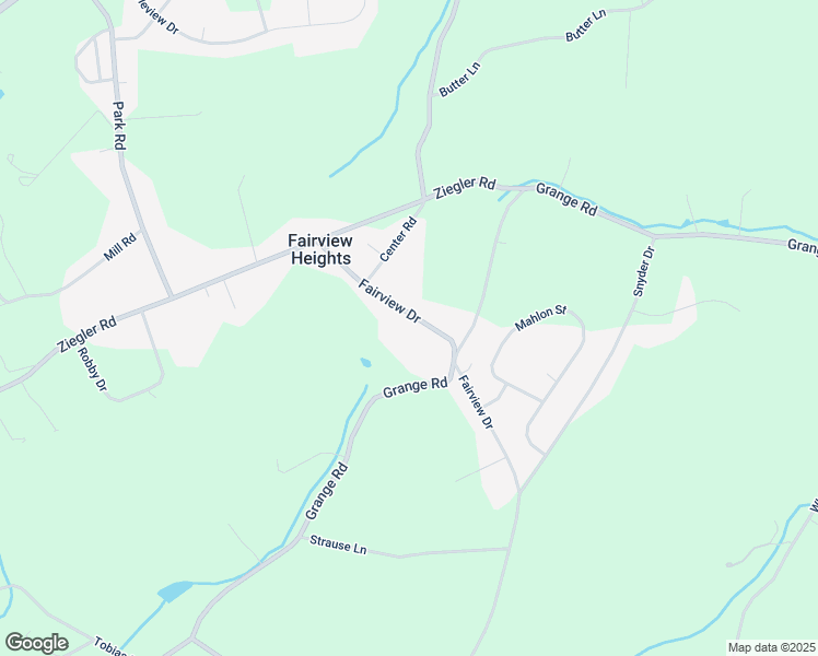 map of restaurants, bars, coffee shops, grocery stores, and more near 1614 Fairview Drive in Leesport
