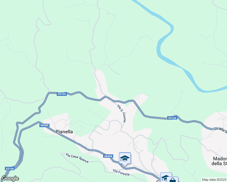 map of restaurants, bars, coffee shops, grocery stores, and more near in Province of Salerno