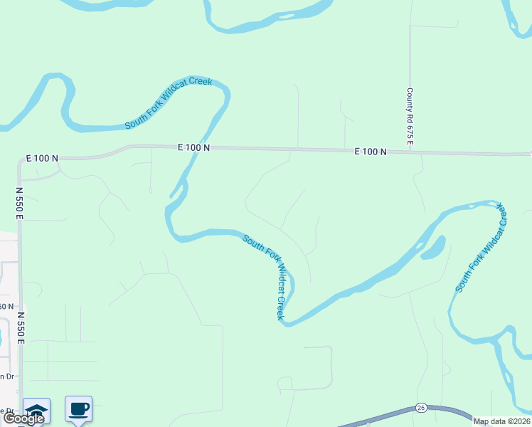 map of restaurants, bars, coffee shops, grocery stores, and more near 734 Cliffside Ct in Lafayette