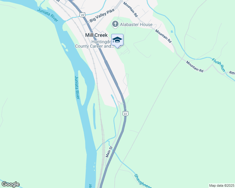 map of restaurants, bars, coffee shops, grocery stores, and more near 12834 William Penn Highway in Mill Creek