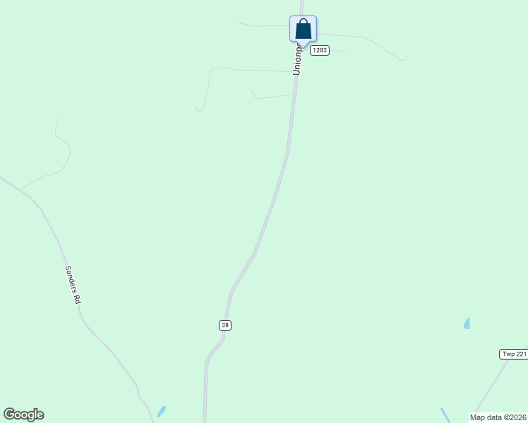 map of restaurants, bars, coffee shops, grocery stores, and more near 8392 County Highway 39 in Bloomingdale