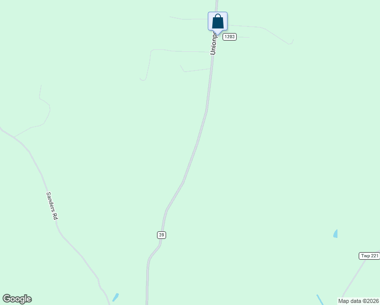 map of restaurants, bars, coffee shops, grocery stores, and more near 8392 County Highway 39 in Bloomingdale