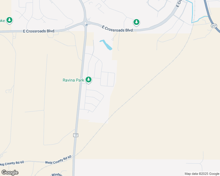 map of restaurants, bars, coffee shops, grocery stores, and more near 29330 County Road 17 in Windsor
