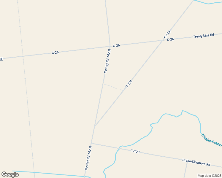 map of restaurants, bars, coffee shops, grocery stores, and more near 4439 County Highway 124 in West Mansfield