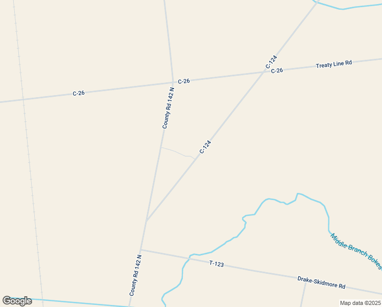 map of restaurants, bars, coffee shops, grocery stores, and more near 4439 County Highway 124 in West Mansfield