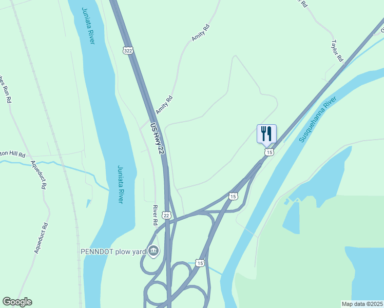 map of restaurants, bars, coffee shops, grocery stores, and more near in Duncannon