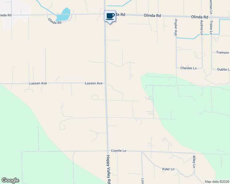 map of restaurants, bars, coffee shops, grocery stores, and more near 17536 Oly Way in Anderson