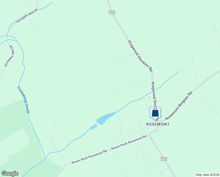 map of restaurants, bars, coffee shops, grocery stores, and more near 127 Kingwood Stockton Road in Stockton