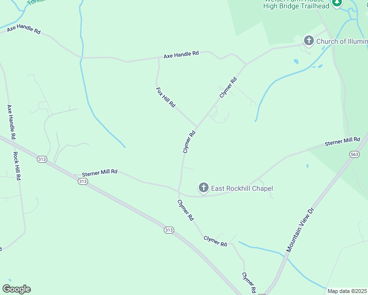 map of restaurants, bars, coffee shops, grocery stores, and more near 5533 Clymer Road in Quakertown