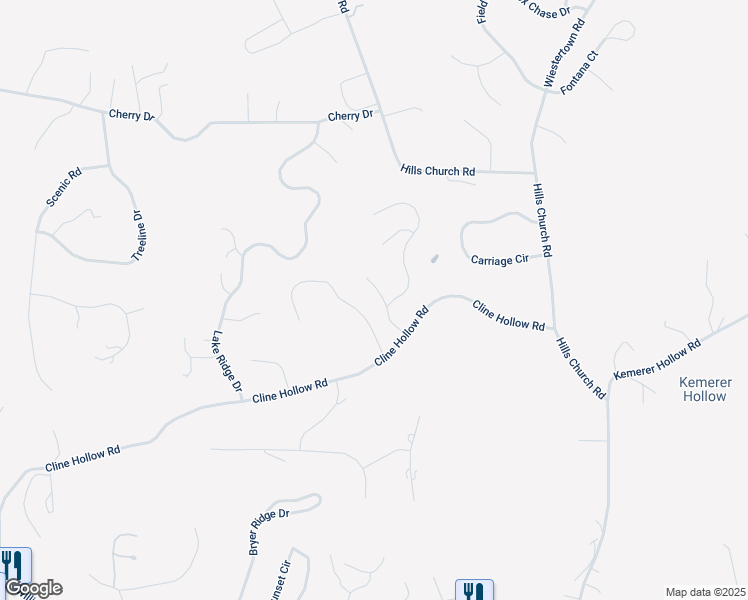 map of restaurants, bars, coffee shops, grocery stores, and more near 4101 Fernhurst Ct in Murrysville