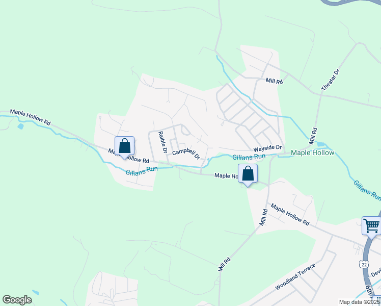 map of restaurants, bars, coffee shops, grocery stores, and more near 239 Campbell Drive in Duncansville