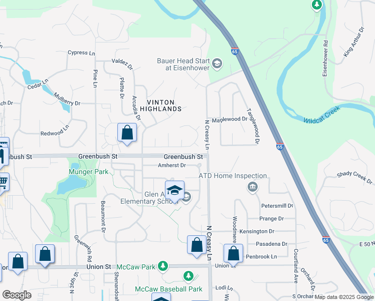 map of restaurants, bars, coffee shops, grocery stores, and more near 3761 Tularosa Drive in Lafayette