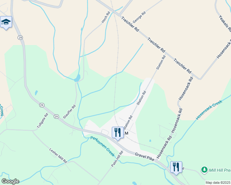 map of restaurants, bars, coffee shops, grocery stores, and more near in 