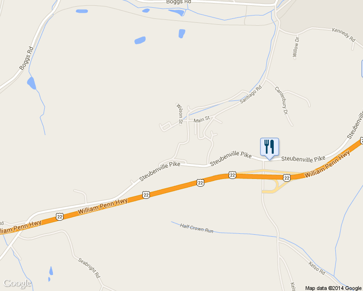 map of restaurants, bars, coffee shops, grocery stores, and more near 1420 Crawford Street in Imperial