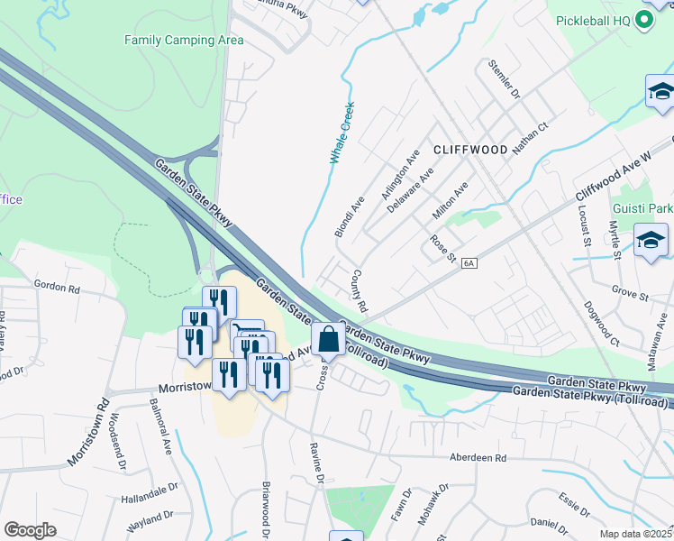 map of restaurants, bars, coffee shops, grocery stores, and more near in 