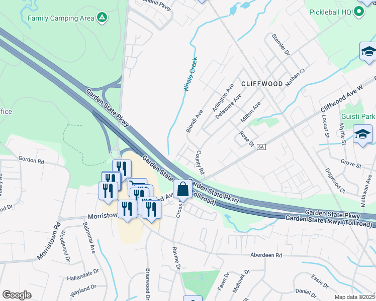 map of restaurants, bars, coffee shops, grocery stores, and more near in 