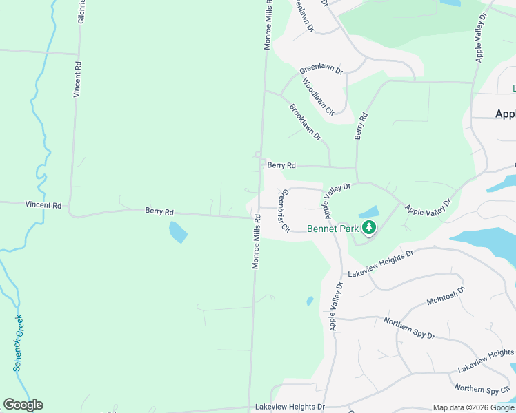 map of restaurants, bars, coffee shops, grocery stores, and more near 20957 Berry Road in Mount Vernon