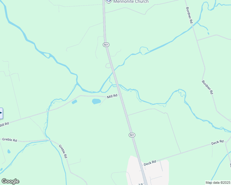 map of restaurants, bars, coffee shops, grocery stores, and more near 7701 Lancaster Avenue in Myerstown