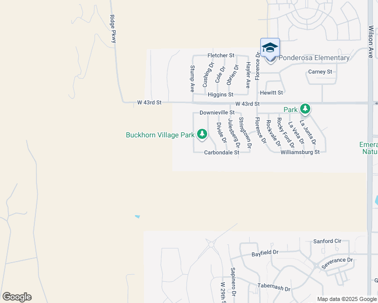 map of restaurants, bars, coffee shops, grocery stores, and more near 4110 Cotopaxi Drive in Loveland