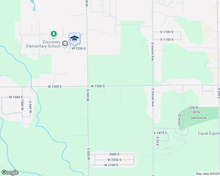 map of restaurants, bars, coffee shops, grocery stores, and more near 331 West 1500 South in Vernal