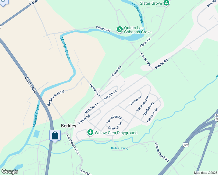 map of restaurants, bars, coffee shops, grocery stores, and more near 50 Katylyn Lane in Reading