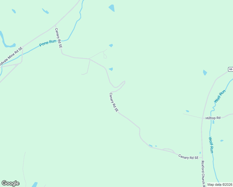 map of restaurants, bars, coffee shops, grocery stores, and more near 2785 Canary Road Southeast in Dennison