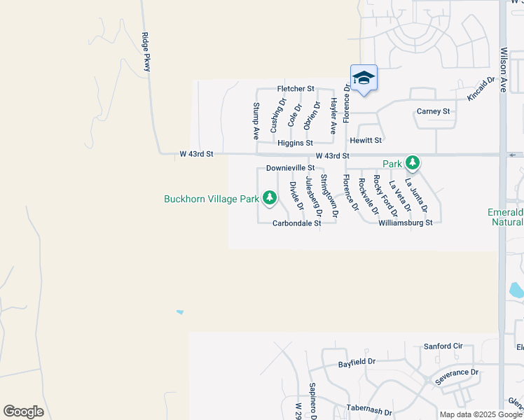 map of restaurants, bars, coffee shops, grocery stores, and more near 4110 Cotopaxi Drive in Loveland