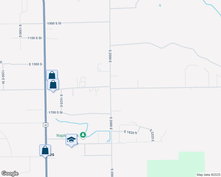 map of restaurants, bars, coffee shops, grocery stores, and more near South 2000 East in Naples