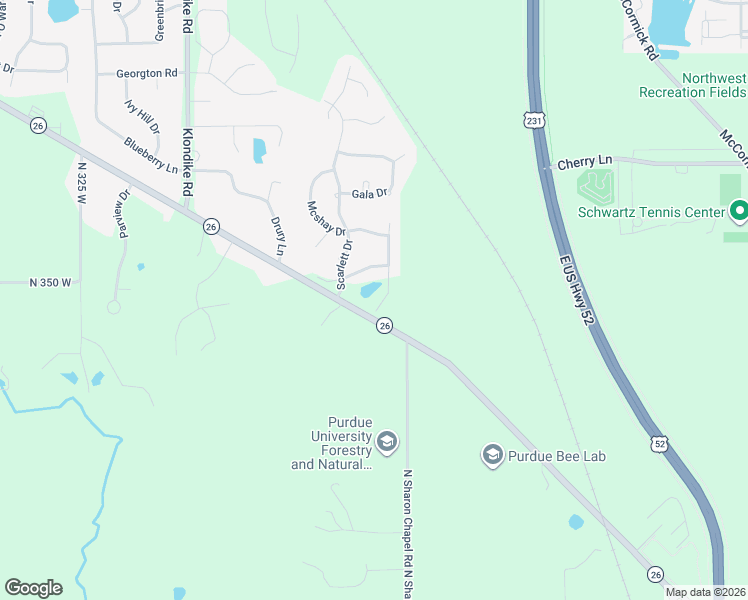map of restaurants, bars, coffee shops, grocery stores, and more near 1195 Priscilla Dr in West Lafayette