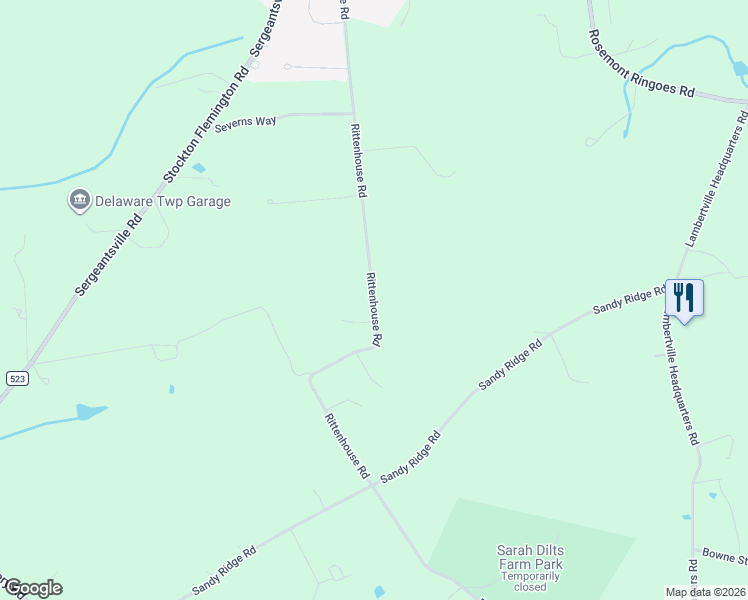 map of restaurants, bars, coffee shops, grocery stores, and more near 57 Rittenhouse Road in Stockton