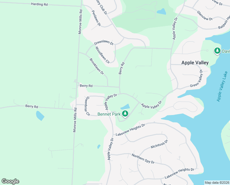 map of restaurants, bars, coffee shops, grocery stores, and more near 1781 Apple Valley Drive in Howard