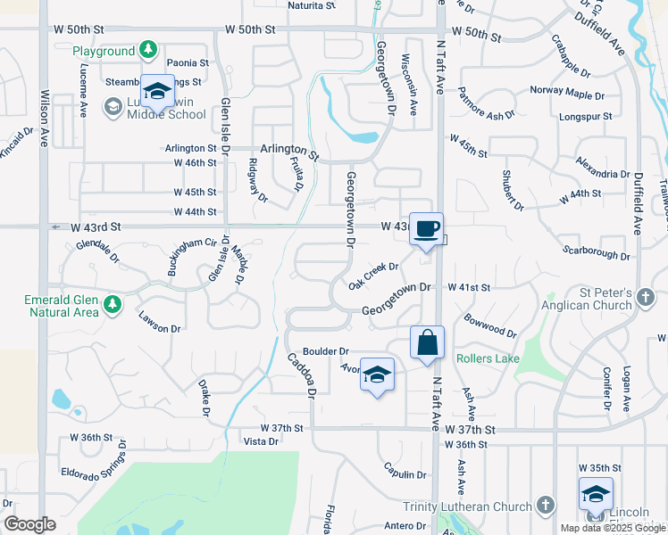 map of restaurants, bars, coffee shops, grocery stores, and more near 1728 Elk Springs Street in Loveland