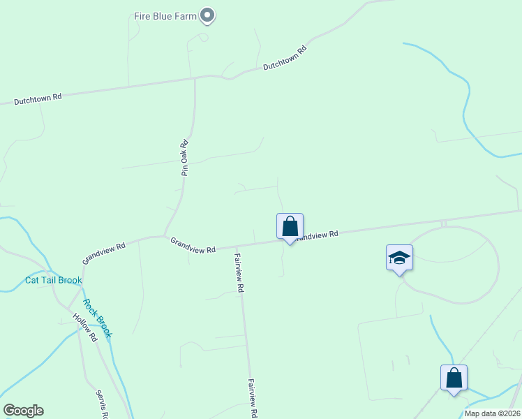 map of restaurants, bars, coffee shops, grocery stores, and more near 20 East Ridge Road in Montgomery