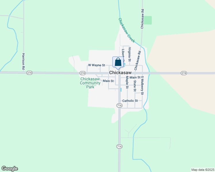 map of restaurants, bars, coffee shops, grocery stores, and more near 34 Center Street in Celina