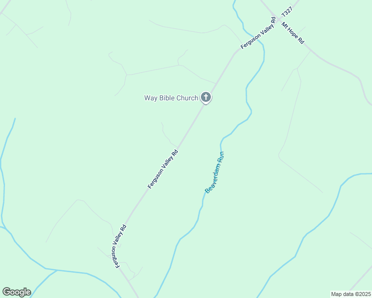 map of restaurants, bars, coffee shops, grocery stores, and more near 2669 Ferguson Valley Road in McVeytown