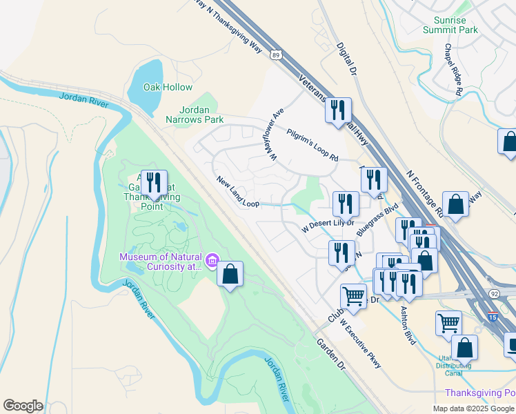 map of restaurants, bars, coffee shops, grocery stores, and more near in Lehi