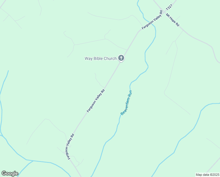 map of restaurants, bars, coffee shops, grocery stores, and more near 2669 Ferguson Valley Road in McVeytown