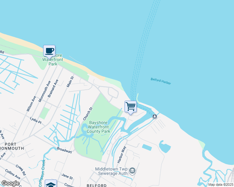 map of restaurants, bars, coffee shops, grocery stores, and more near 93 Golden Eye Lane in Middletown