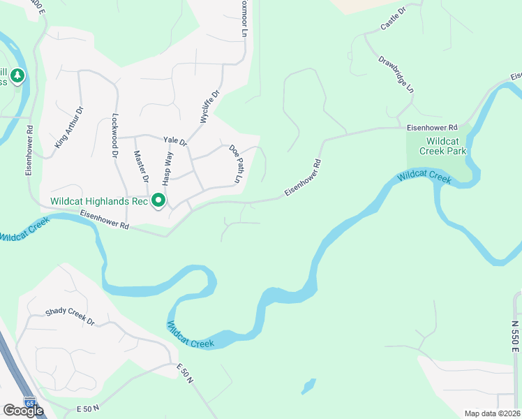 map of restaurants, bars, coffee shops, grocery stores, and more near 4729 Eisenhower Road in Lafayette