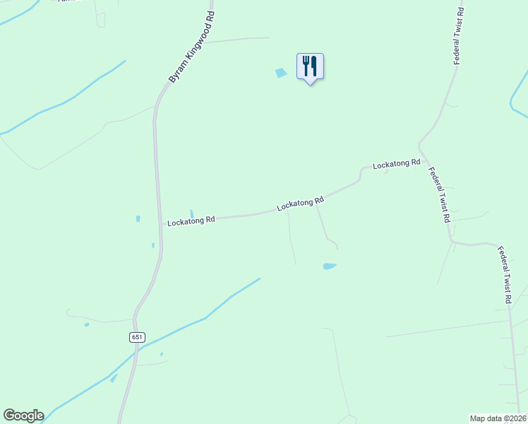 map of restaurants, bars, coffee shops, grocery stores, and more near 41 Lockatong Road in Stockton