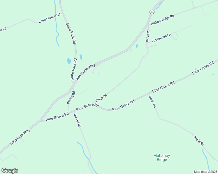 map of restaurants, bars, coffee shops, grocery stores, and more near 61 Ridge Road in New Bloomfield
