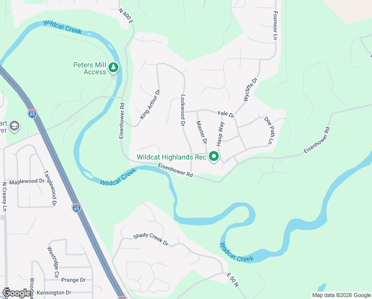 map of restaurants, bars, coffee shops, grocery stores, and more near 1219 Lockwood Dr in Lafayette