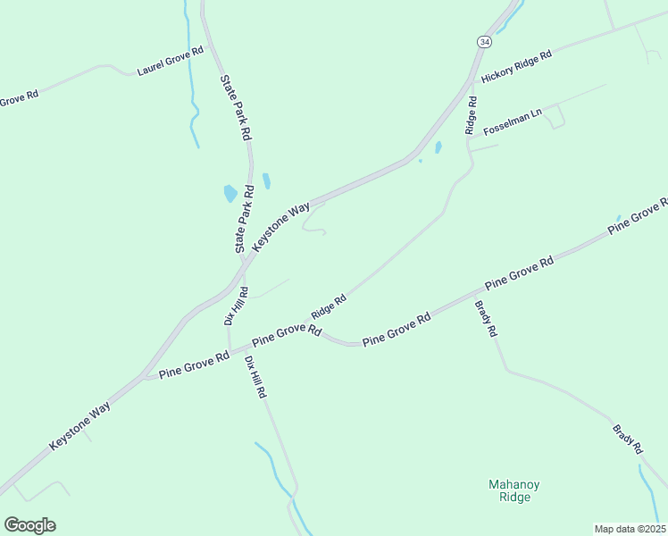map of restaurants, bars, coffee shops, grocery stores, and more near 61 Ridge Road in New Bloomfield