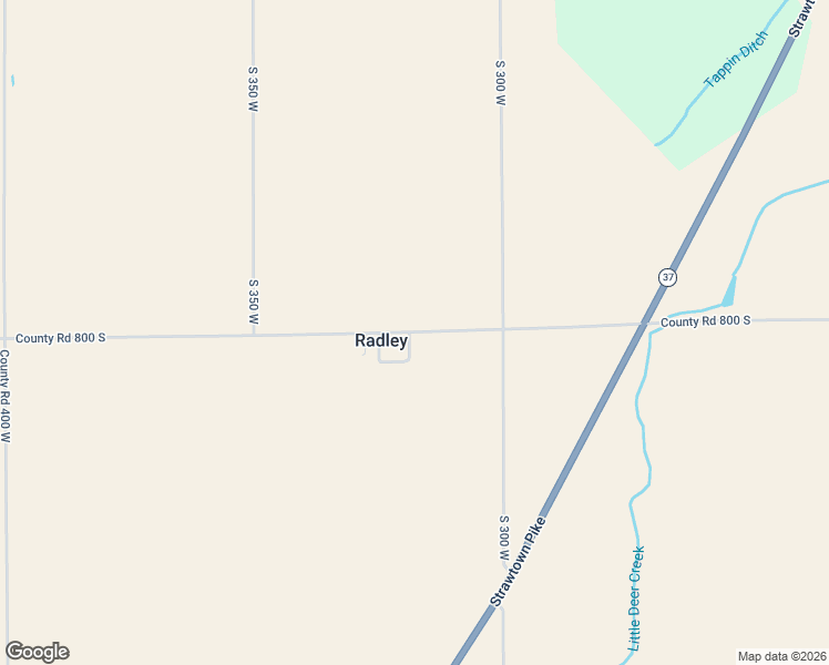 map of restaurants, bars, coffee shops, grocery stores, and more near 3190 County Road 800 South in Jonesboro